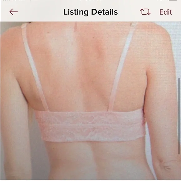 💛Peach long line bralette - Picture 2 of 3